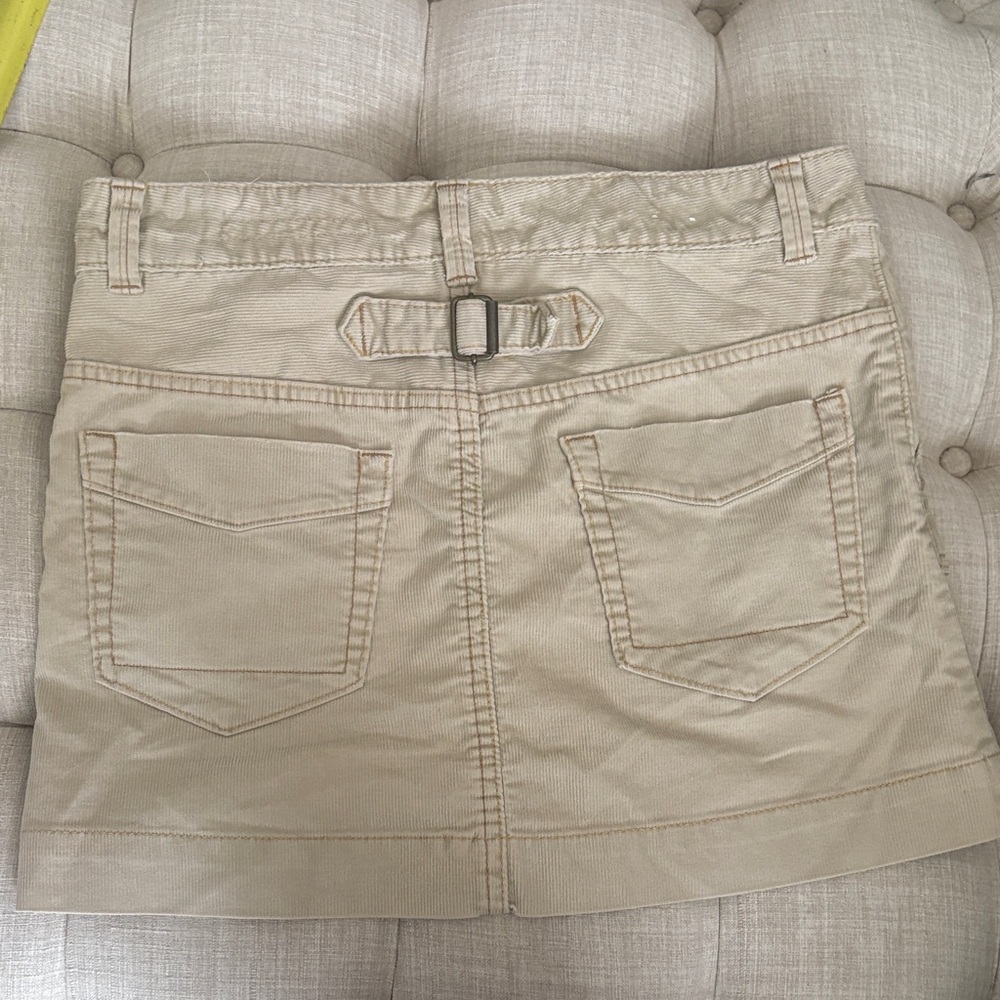 Stylish Tan Mini Skirt - Picture 4 of 7